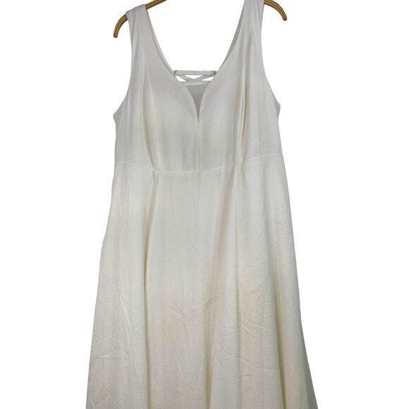 Torrid Ivory Jacquard Sweetheart Wedding Bride Gown Size 18 RZ10402 New Corset - Picture 9 of 16